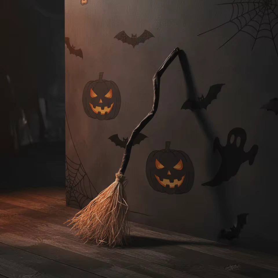 BroomGlow™ Animated Glowing Witch Broom